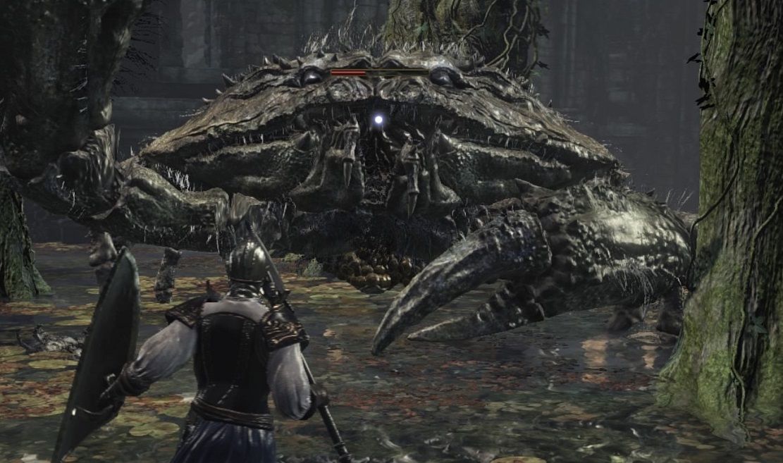 The Giant Crab from Dark Souls 3