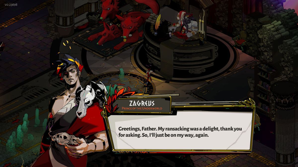 Hades Zagreas and Hades conversation