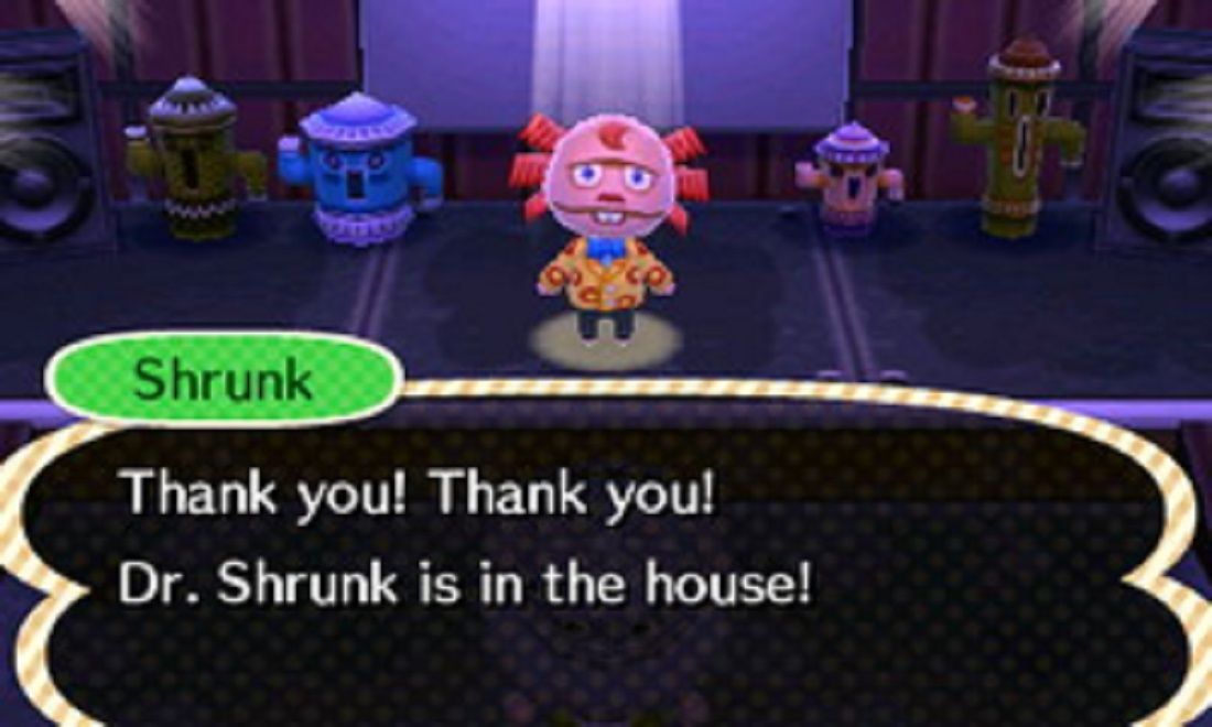 Dr. Shrunk in Animal Crossing: New Leaf