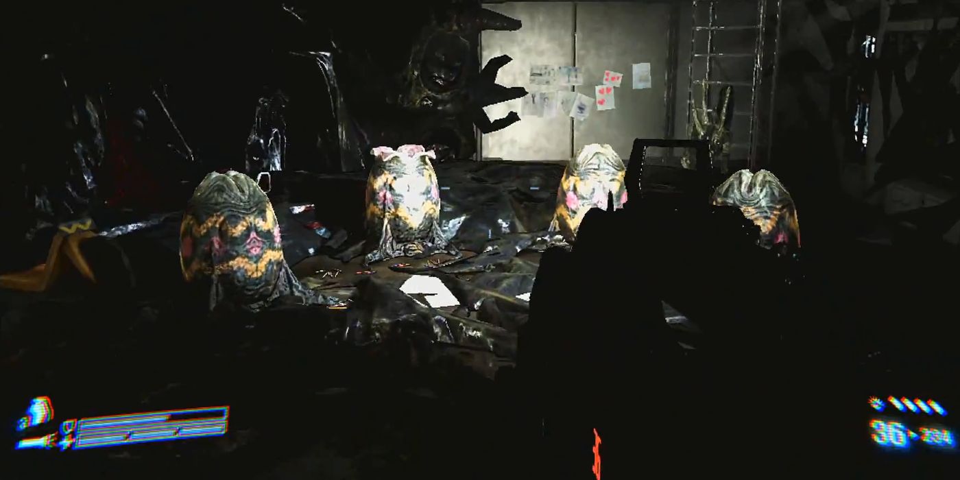 Aliens_ Colonial Marines - Easter Egg Room
