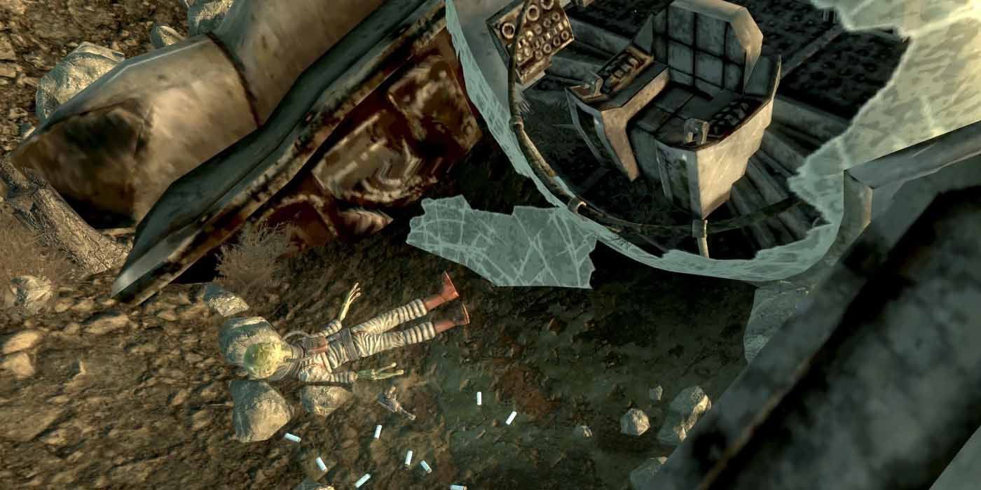 Crashed UFO in Fallout 3
