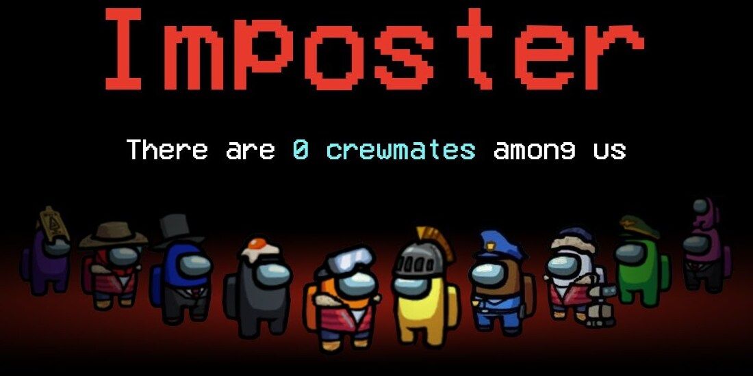 An imposter screen in Among Us
