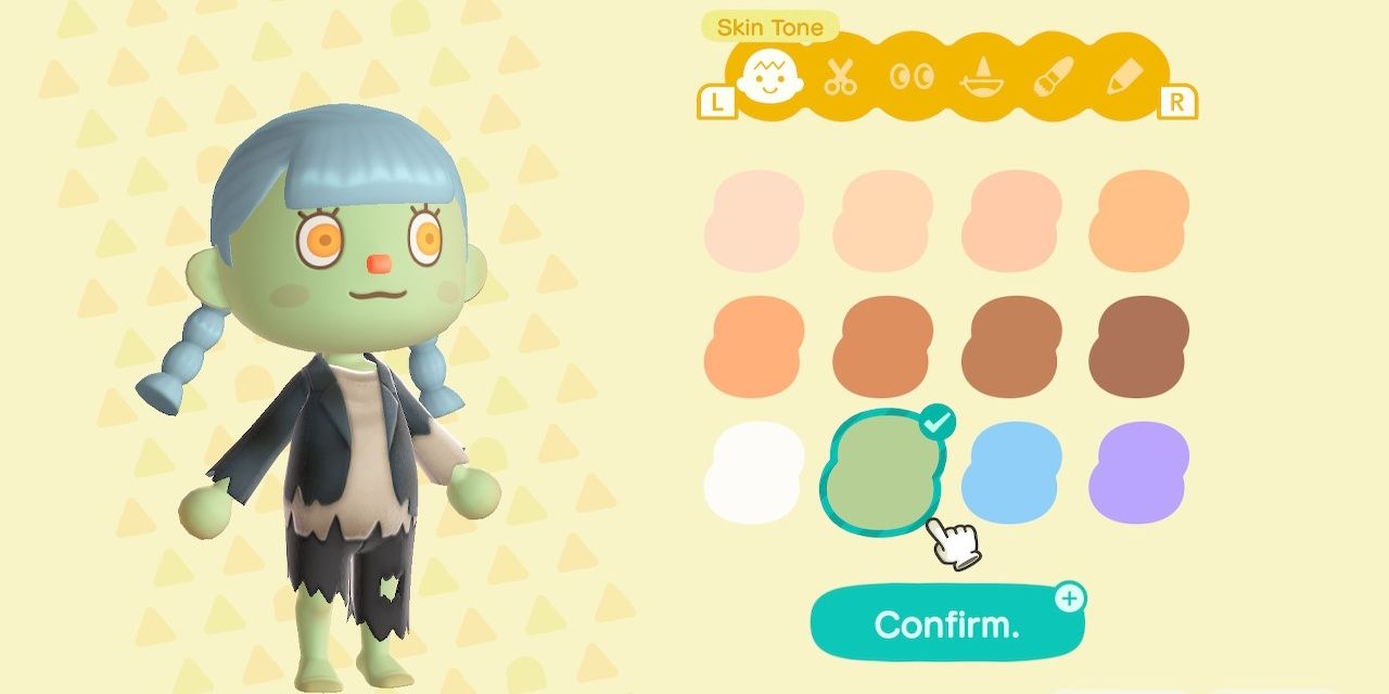 Animal Crossing New Horizons Spooking up your look with body paint