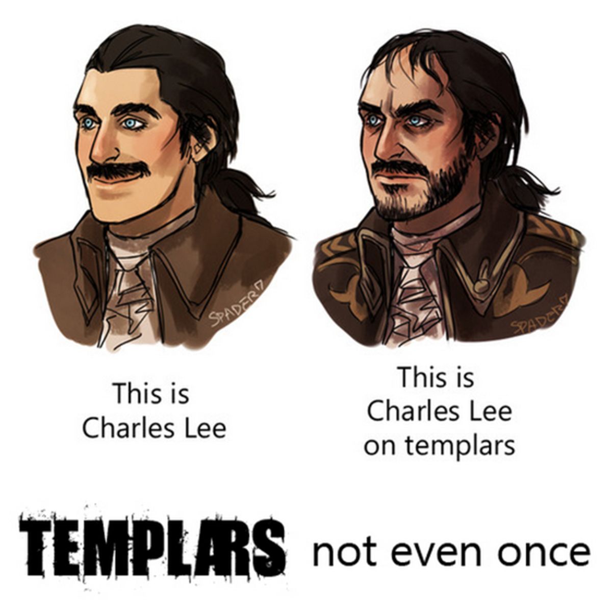 Assassin's Creed III Meme Charles Lee Transformation