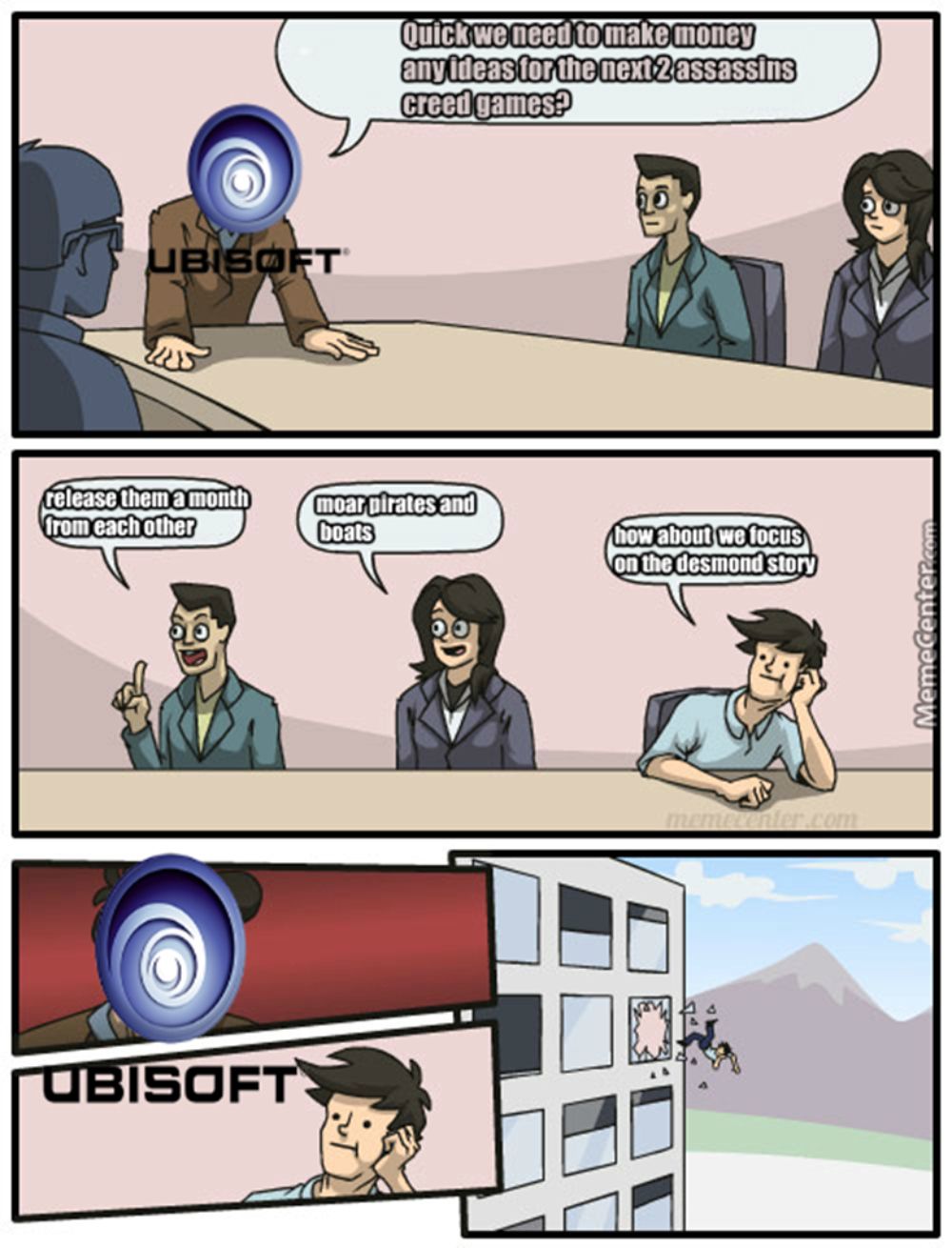 Assassin's Creed Ubisoft Ignoring On Desmond Story Meme