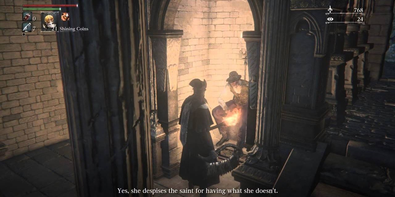 Bloodborne Skeptical Man Dialogue