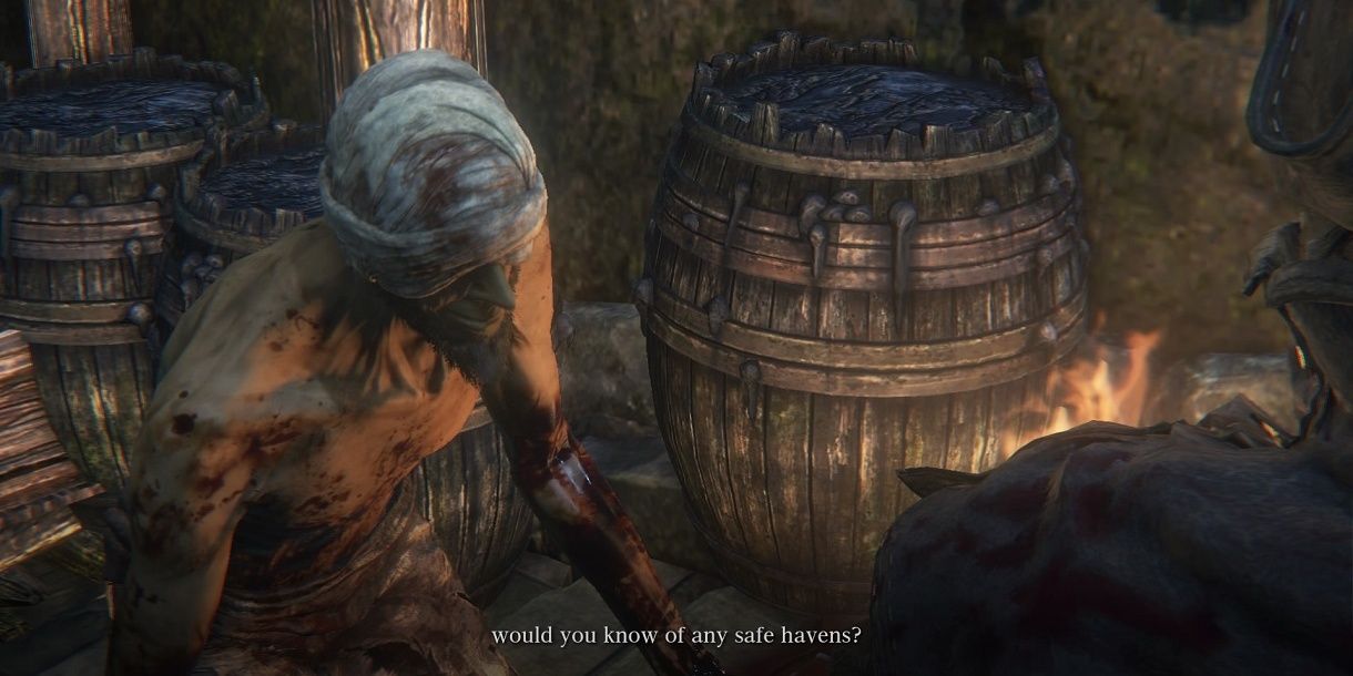 Bloodborne's Suspicious Beggar