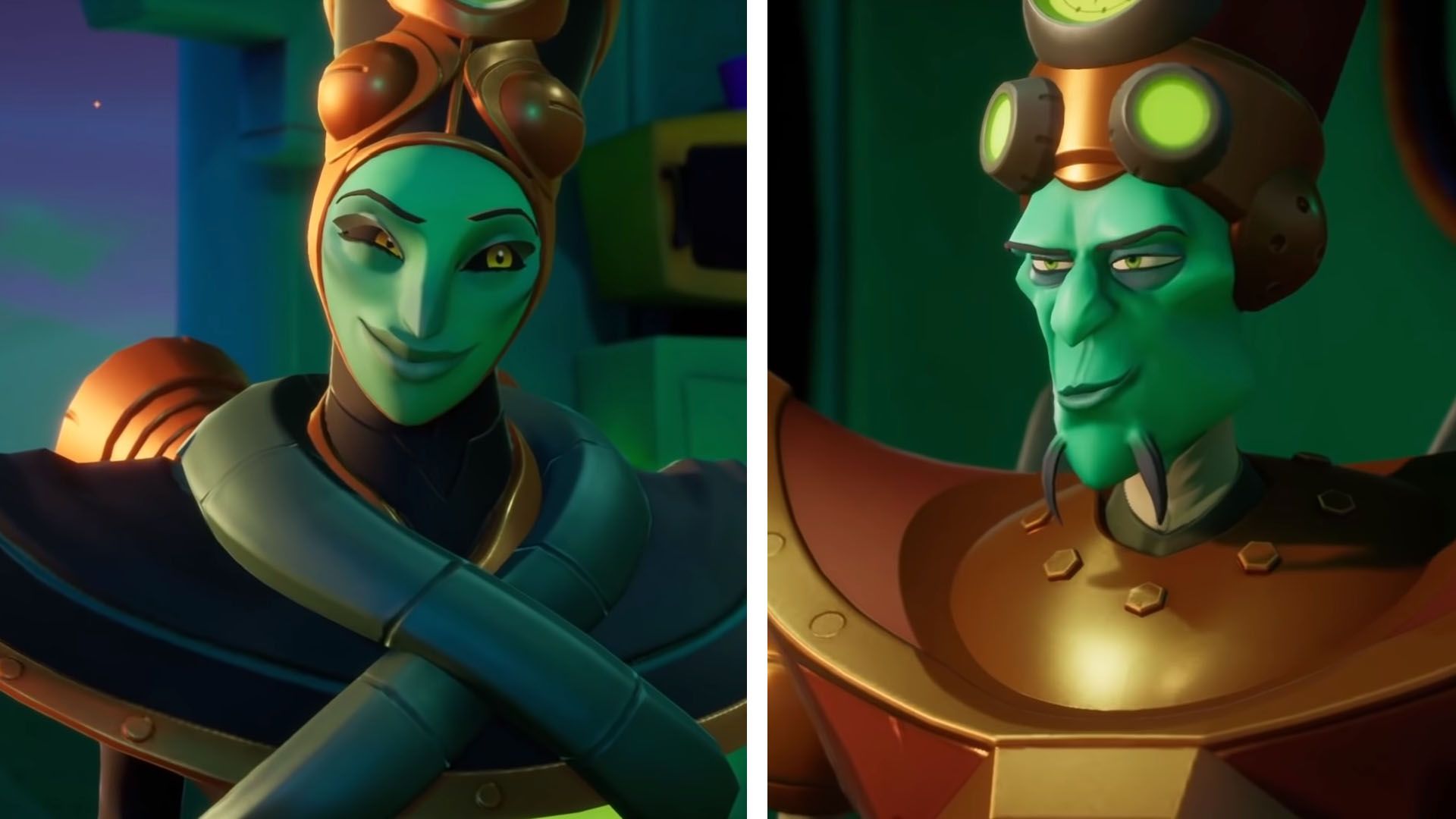 Female and Male N. Tropy - Crash Bandicoot 4: It's About Time (Game)