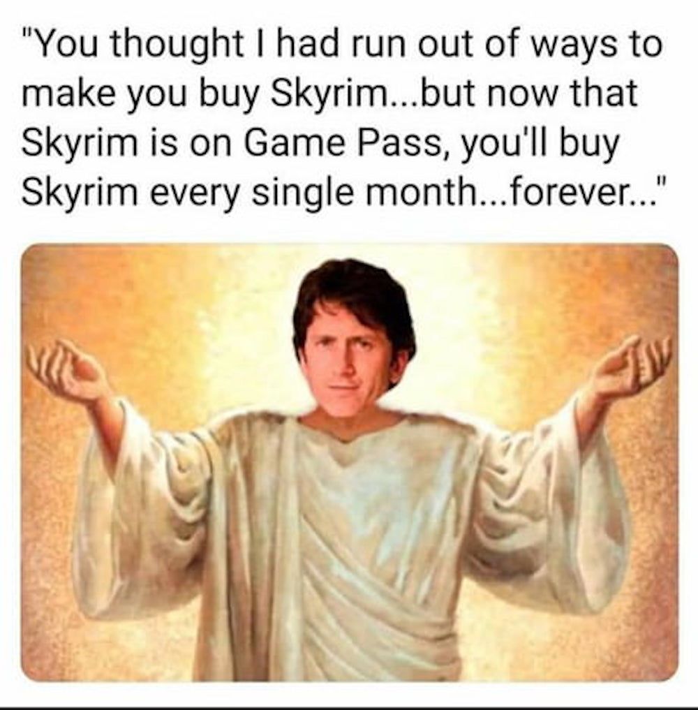 Buy skyrim meme