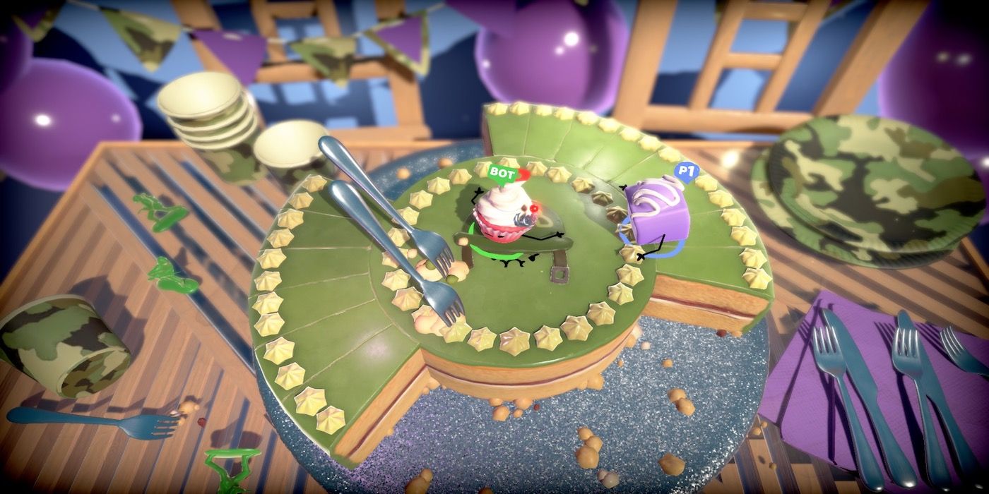 A gameplay screenshot from Cake Bash