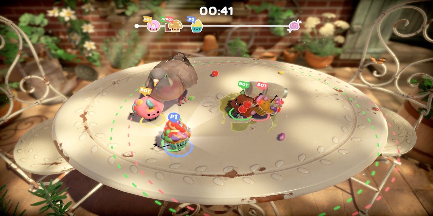 A gameplay screenshot from Cake Bash