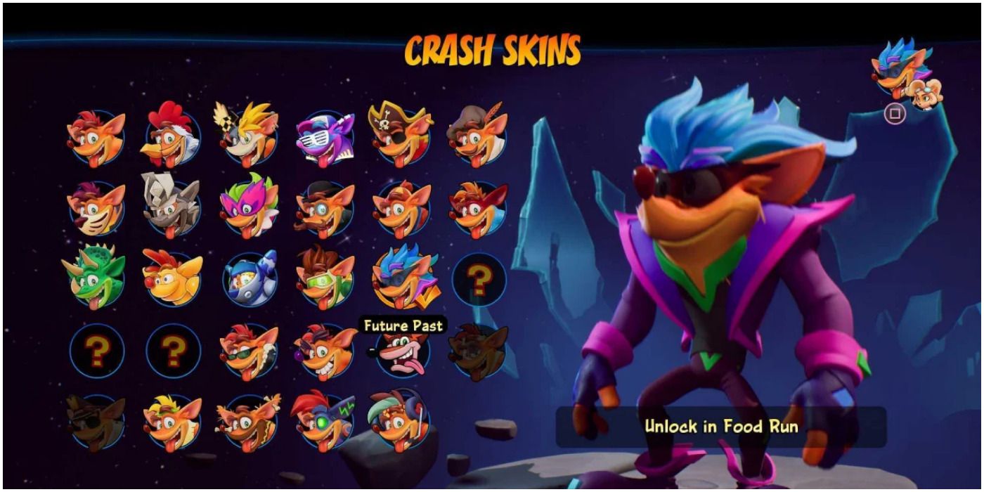 A costume for Crash in Crash Bandicoot 4