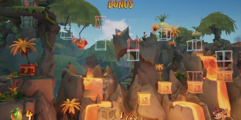 Crash 4 blast to the past bonus level