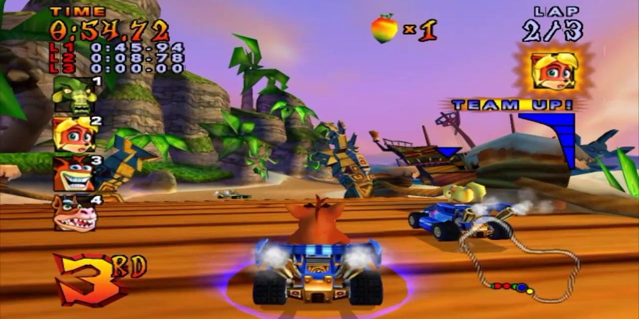 Crash Nitro Kart gameplay
