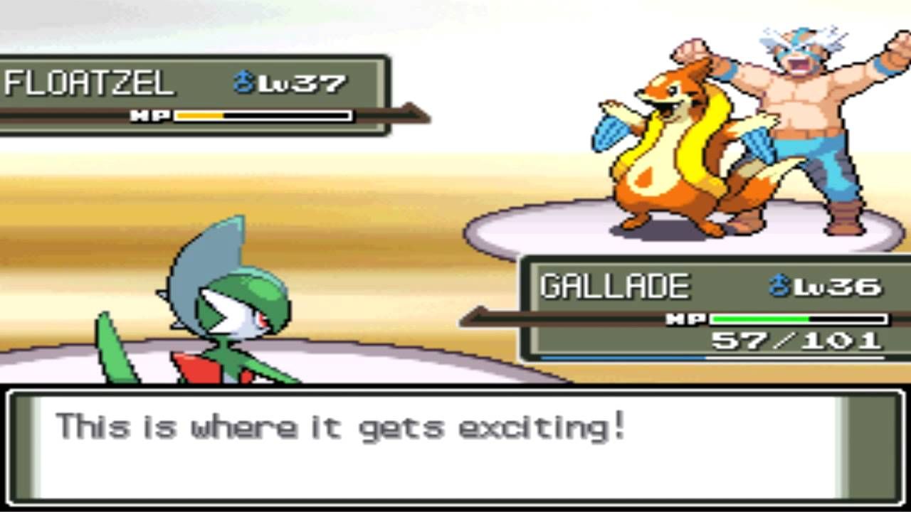 crasher wake gym battle floatzel