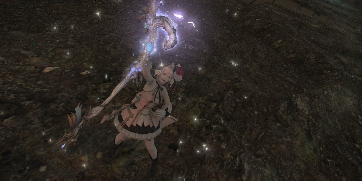 white mage with staff