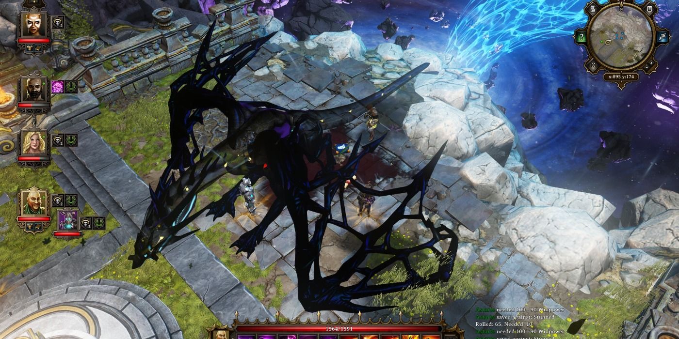 image of Void Dragon fight from Divinity Original Sin 1
