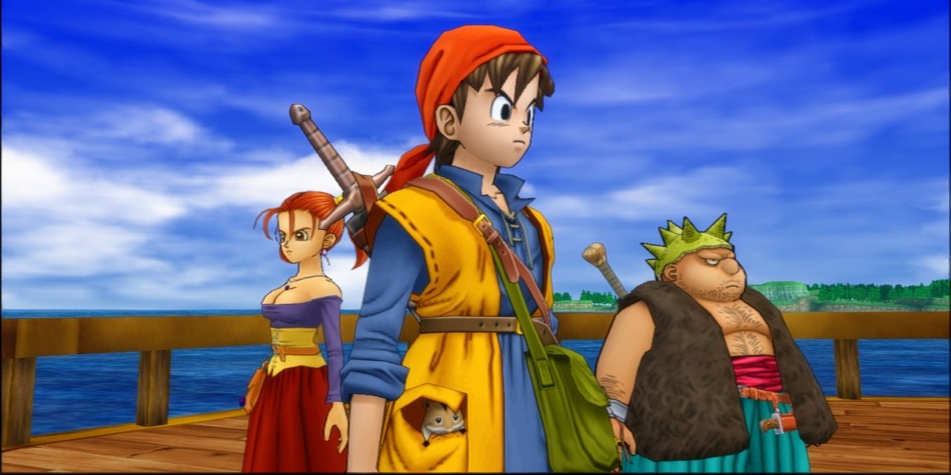 Dragon Quest VIII protagonist and his crew