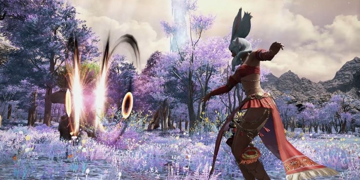 viera dancer attacking