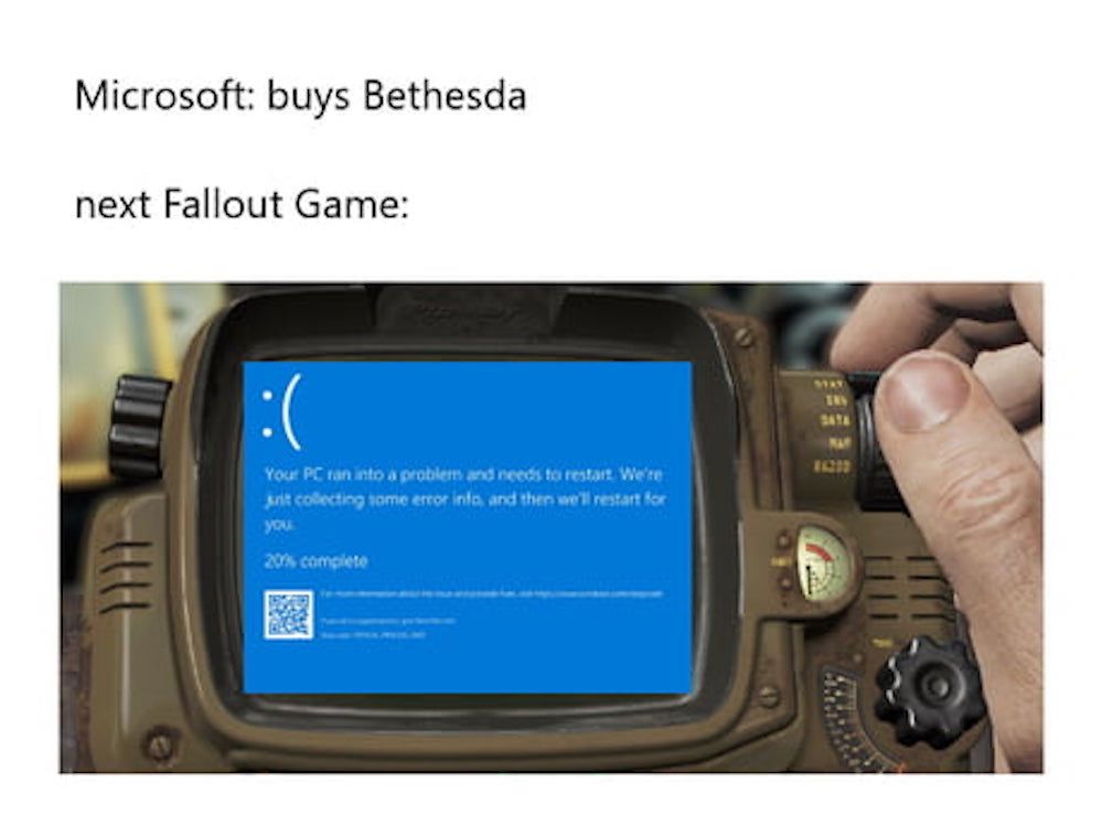 Fallout microsoft meme