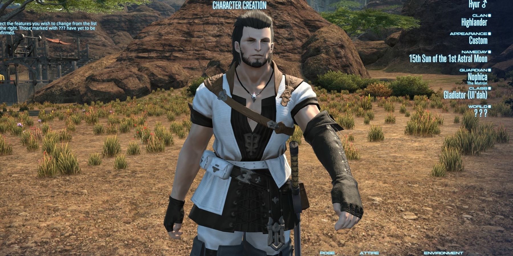 Final Fantasy 14 Highlander Hyur