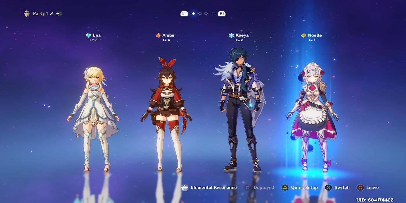 A gameplay screenshot from Genshin Impact