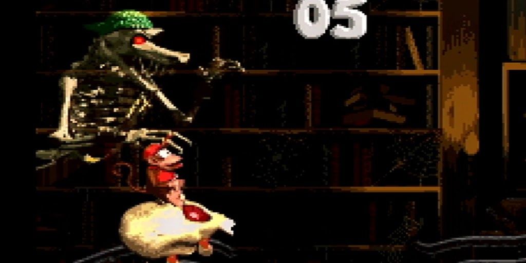 Haunted Halls in DKC2
