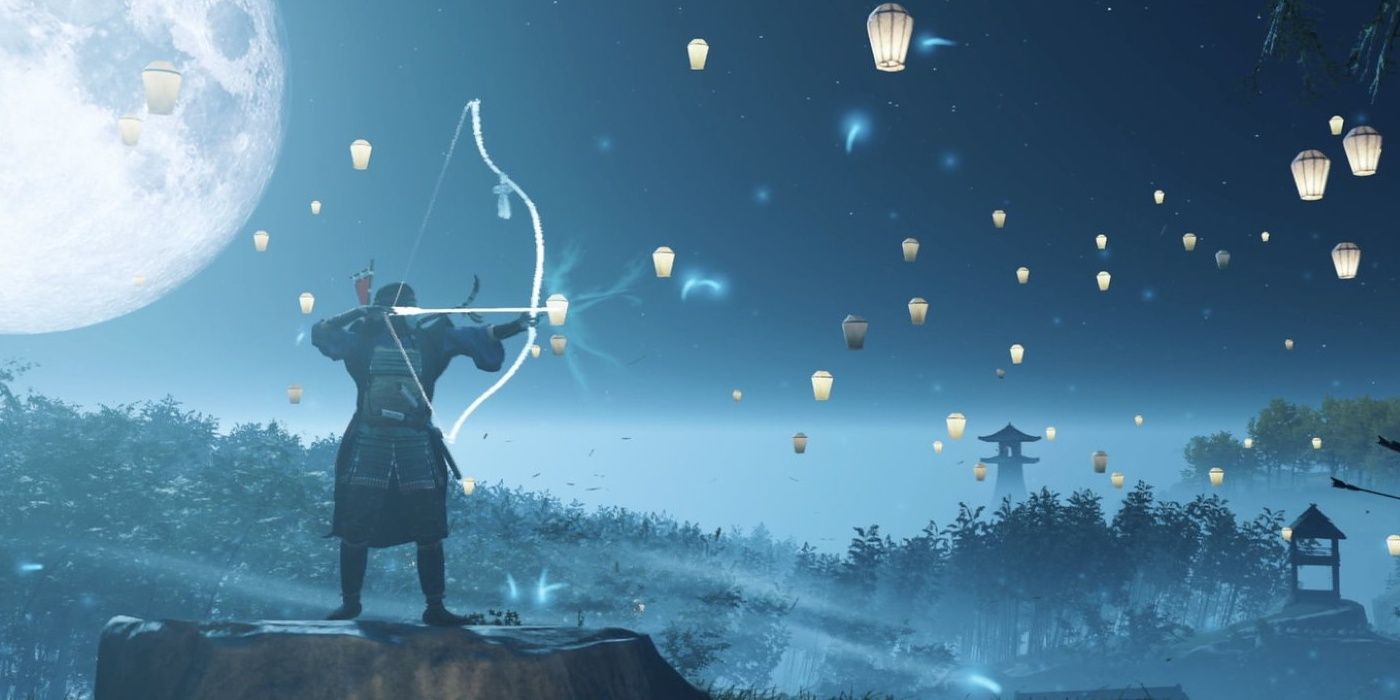 Hunter wielding bow of Uchitsune