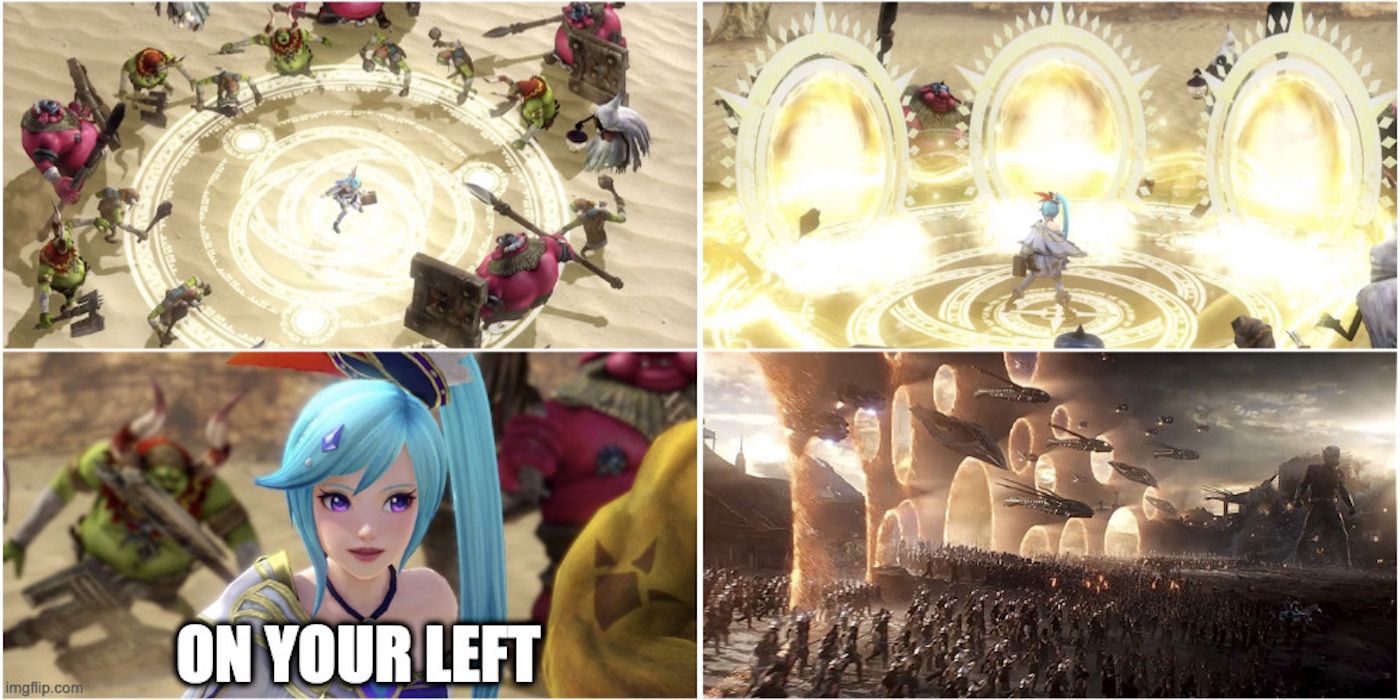A meme about Hyrule Warriors