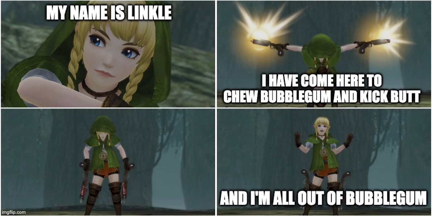 A meme about Hyrule Warriors
