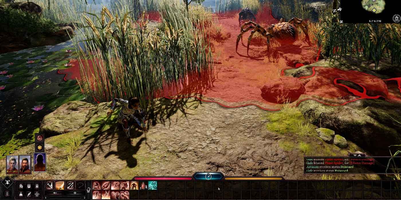 Baldur's Gate 3 Gameplay Screenshot in Swamp
