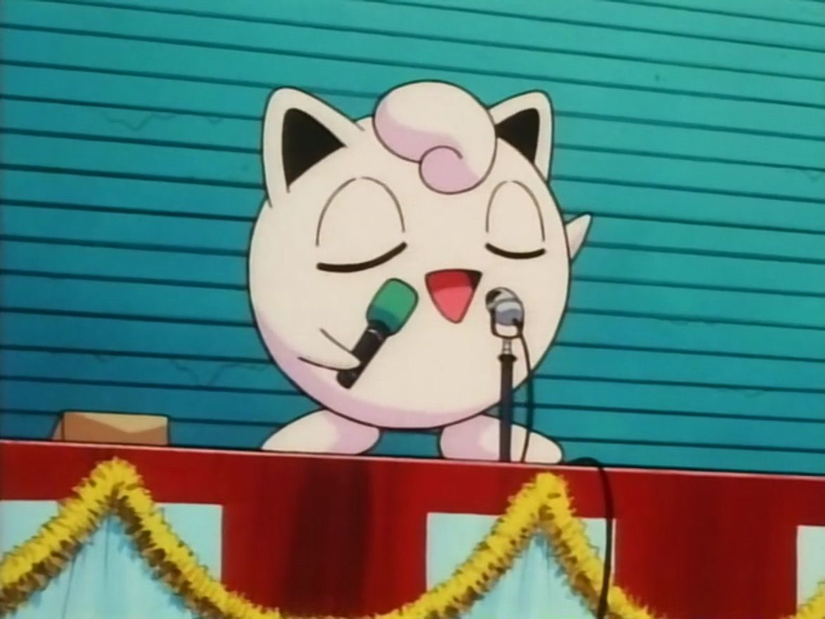 Jigglypuff singing