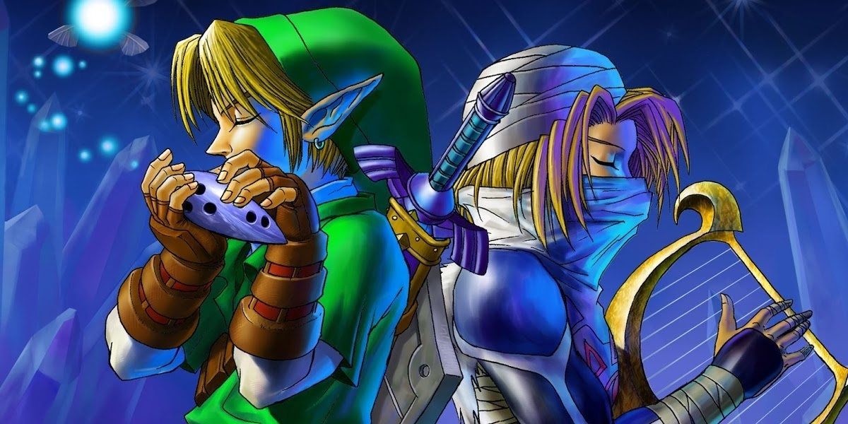 Link and Sheik Split Screen