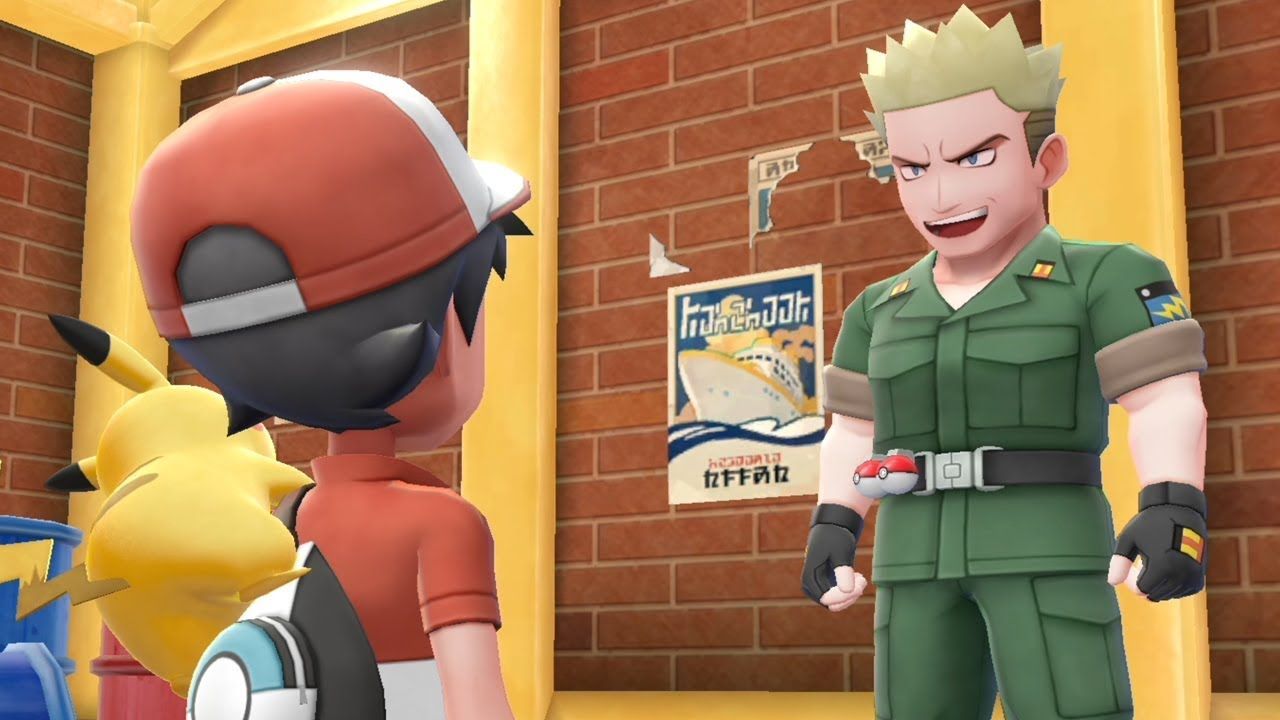 vermilion city gym leader lt surge pokemon lets go