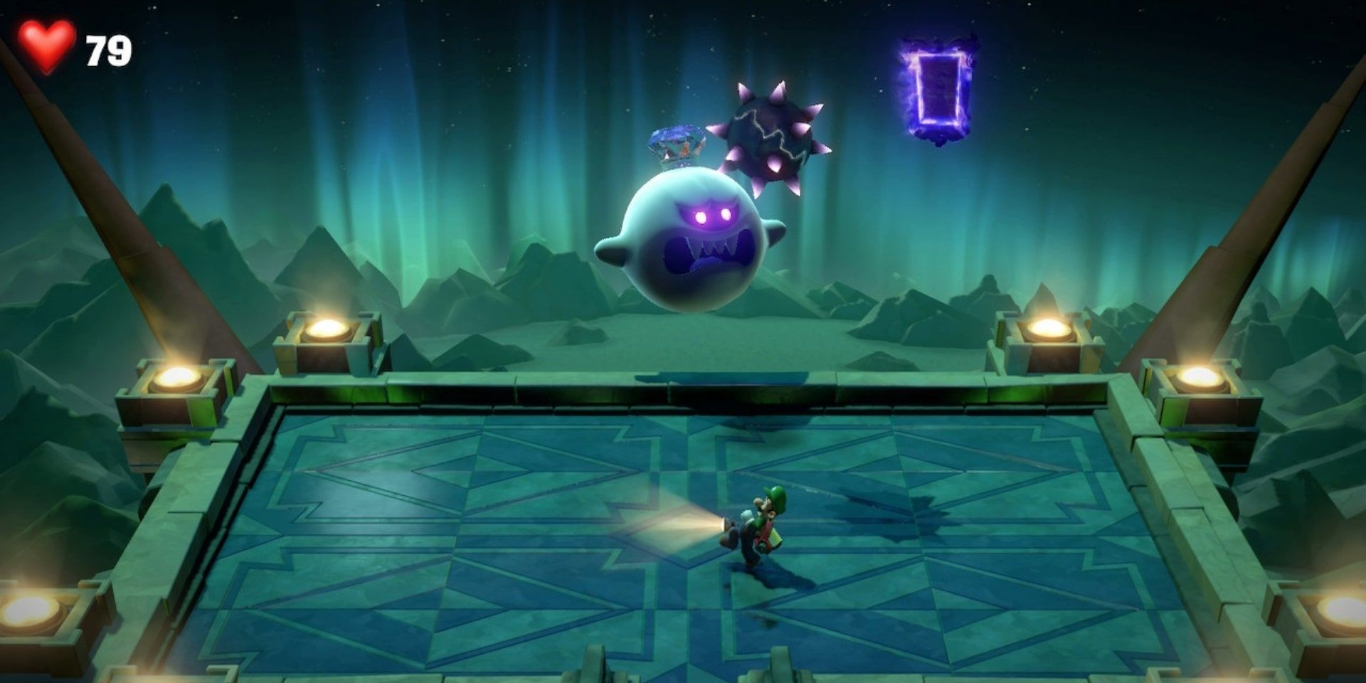 King Boo battle in Luigi's Mansion 3