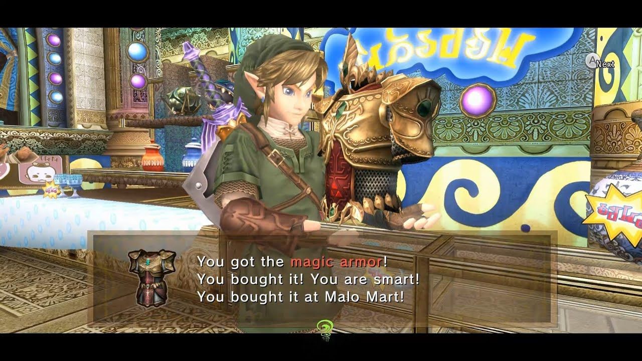 magic armor twilight princess zelda