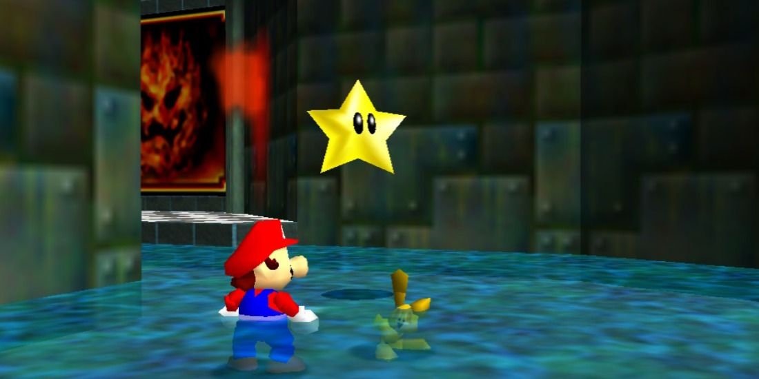 Mips in the basement of Peach's Castle in Super Mario 64