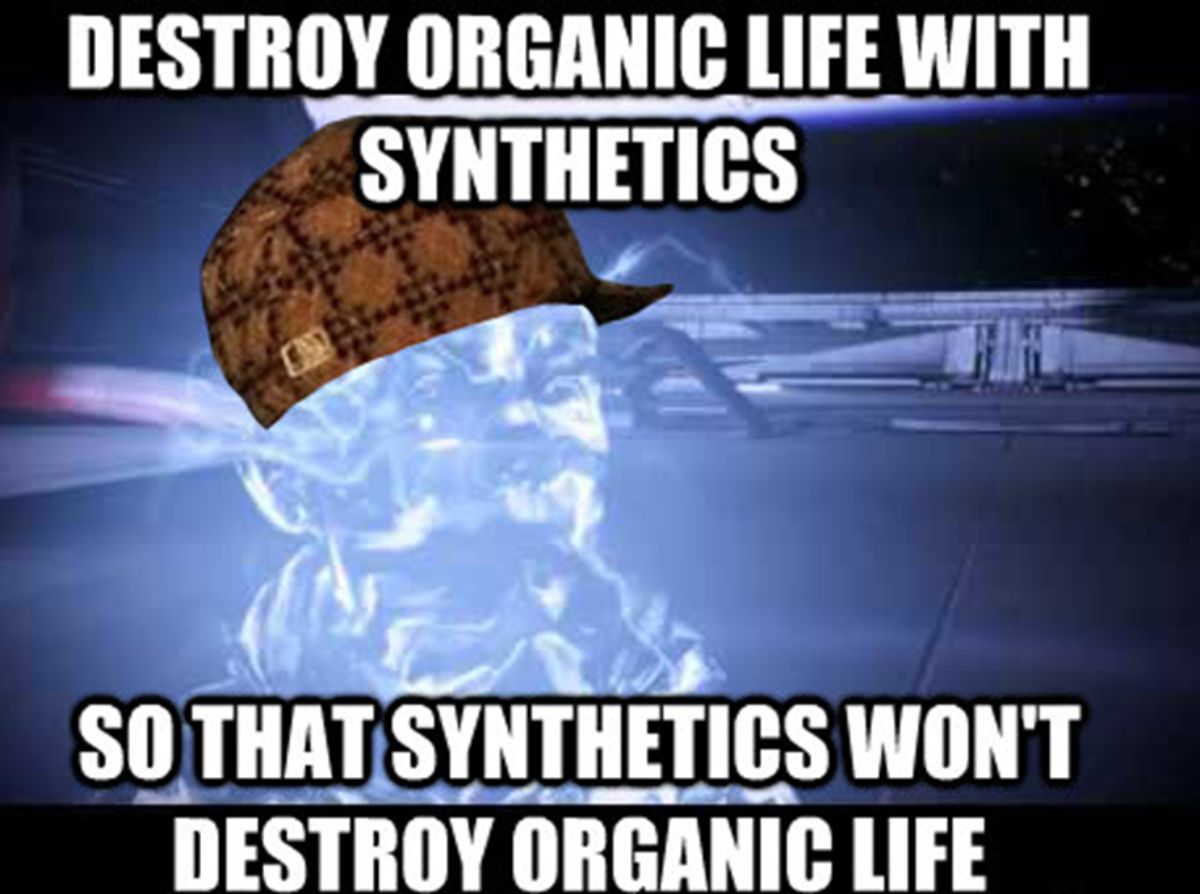 Mass Effect Reapers' Plan To Eradicate Organic Life Cycle Meme