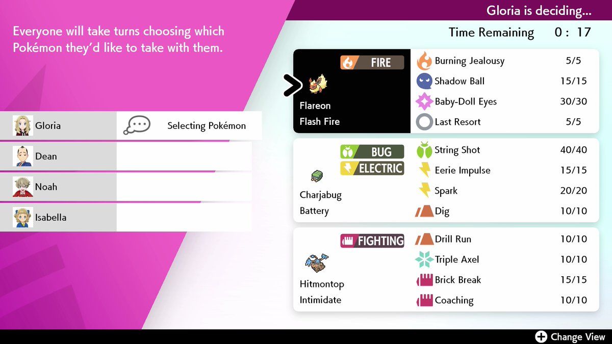 Max Raid Rental Pokemon