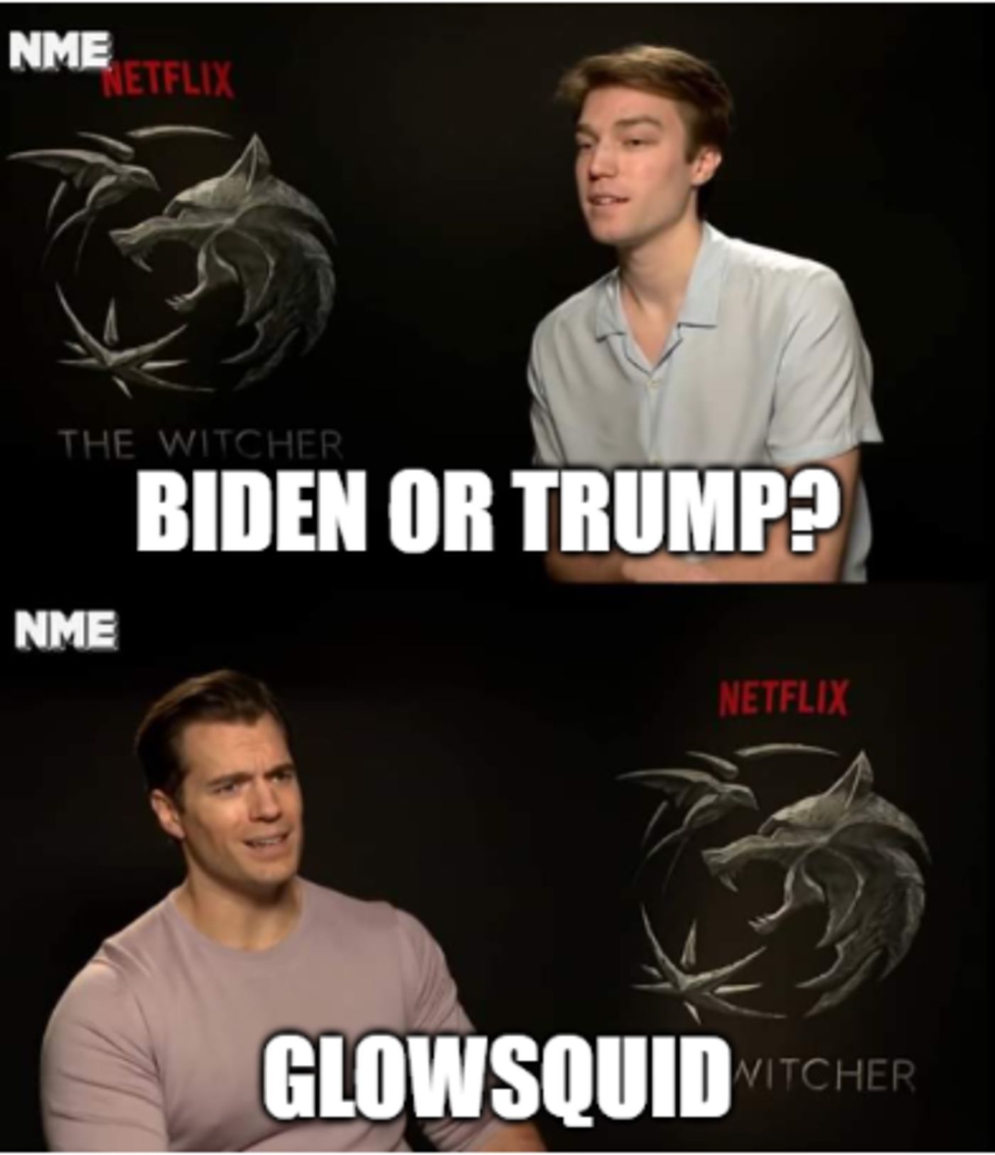 Minecraft Biden Or Trump Or Glow Squid Election Meme
