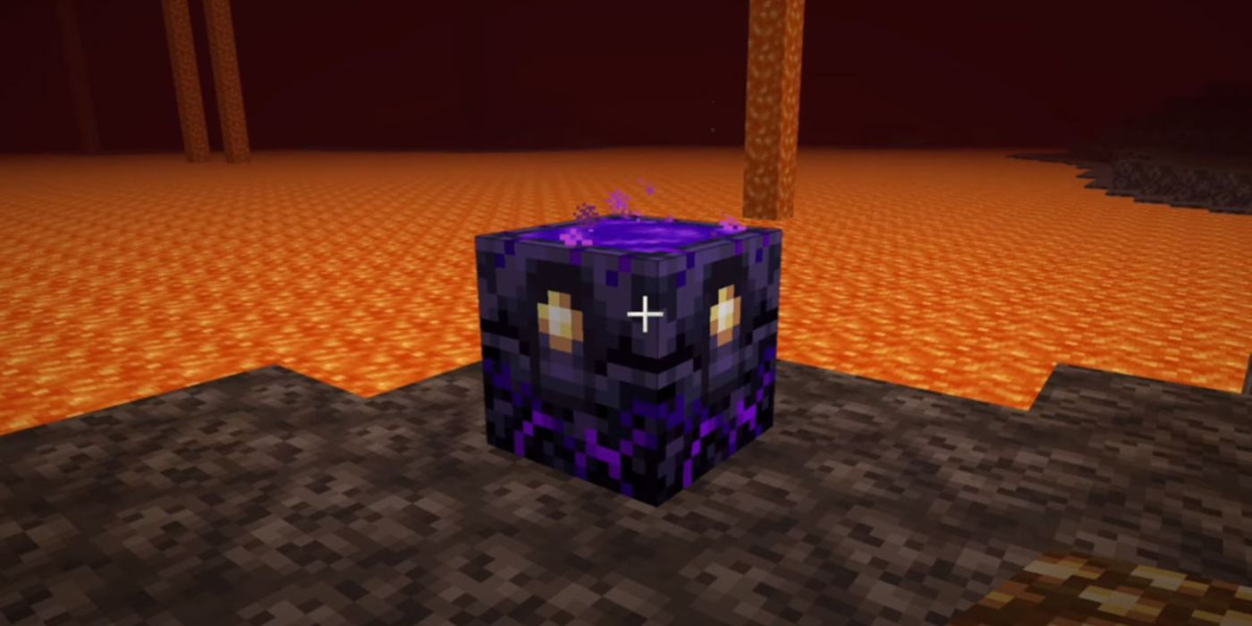 Minecraft Respawn Anchor Block In The Nether