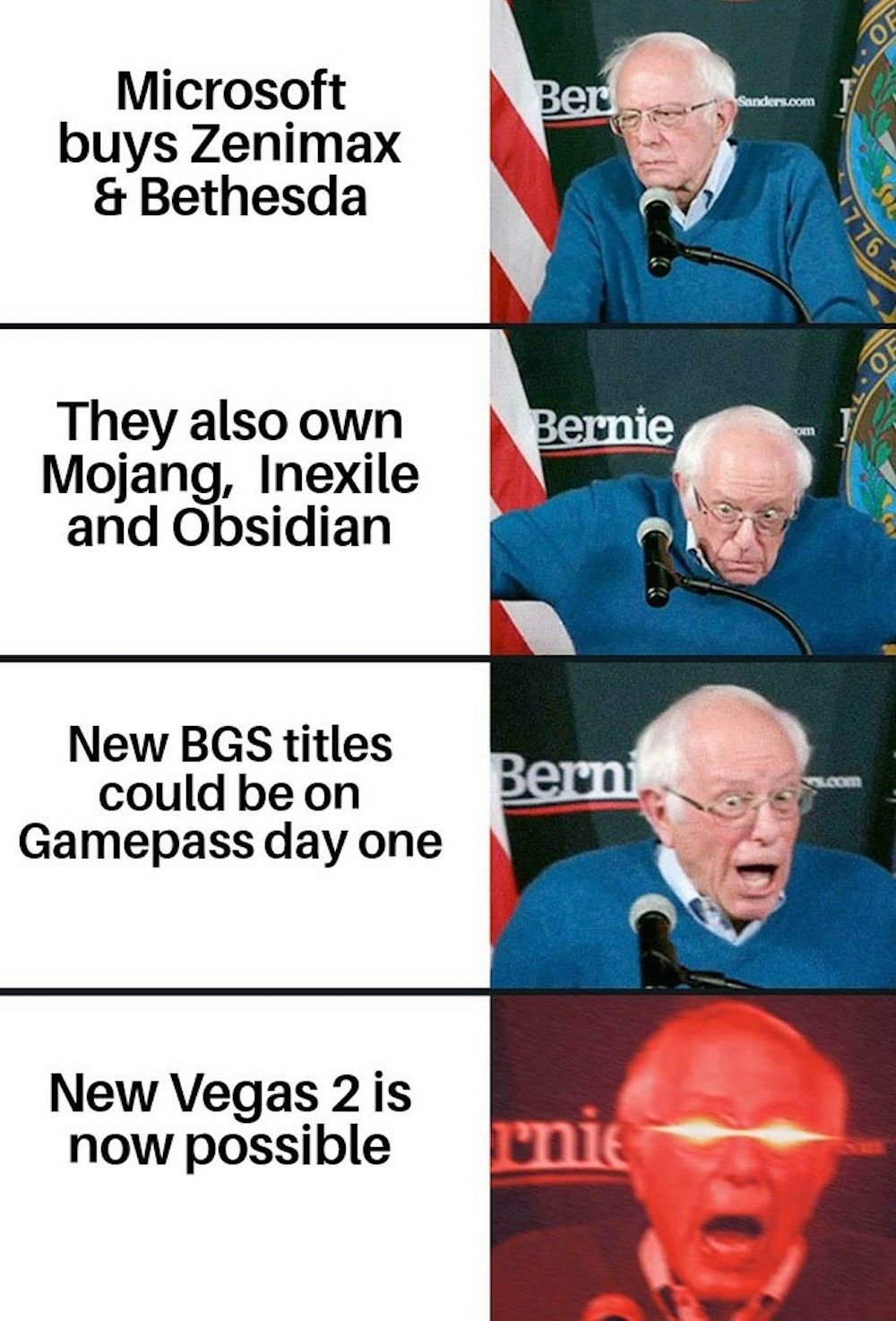 New vegas bernie sanders meme