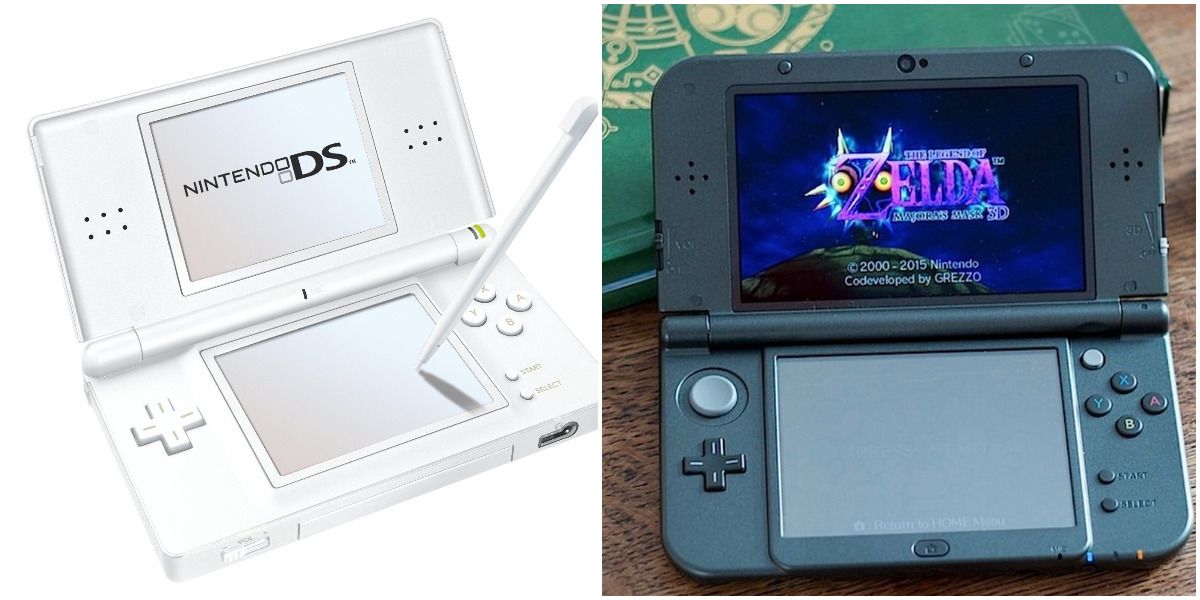 Nintendo DS Lite and 3DS XL