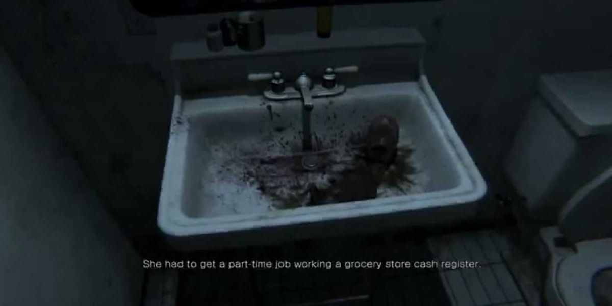A fetus in the sink in P.T.