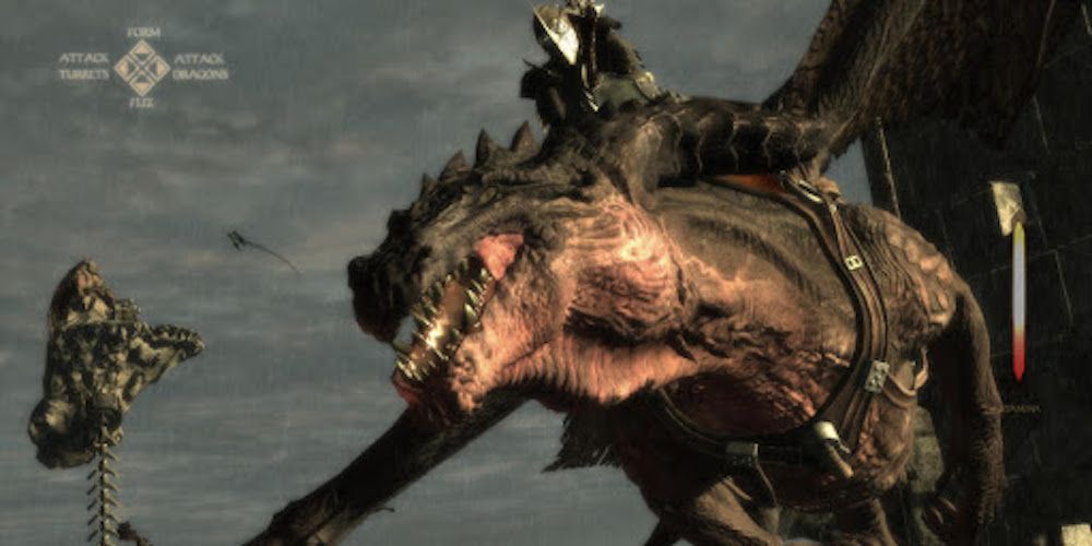 PS3 lair riding a dragon