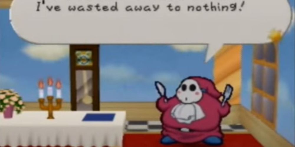 Gourmet Shy Guy wasting away to nothing