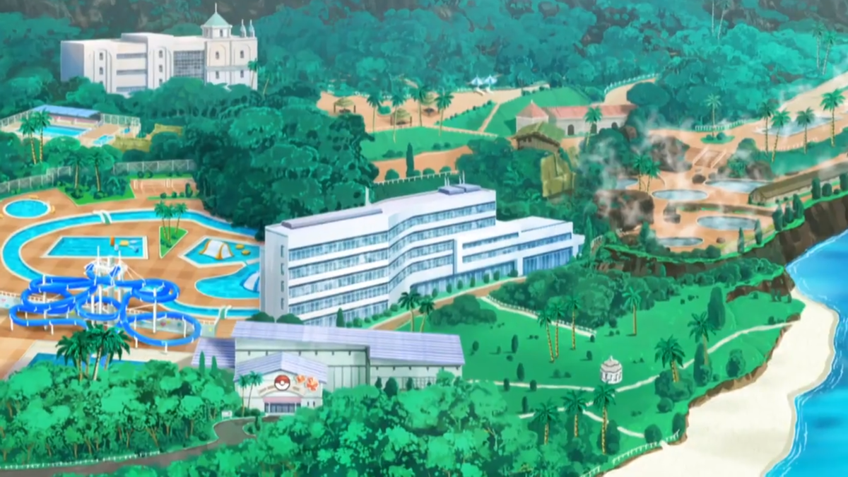 pokemon paradise resort in alola in the anime
