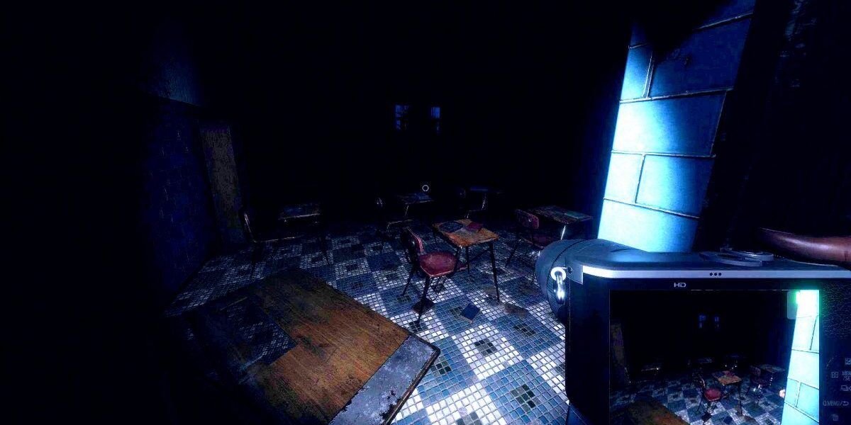 The school map in Phasmophobia