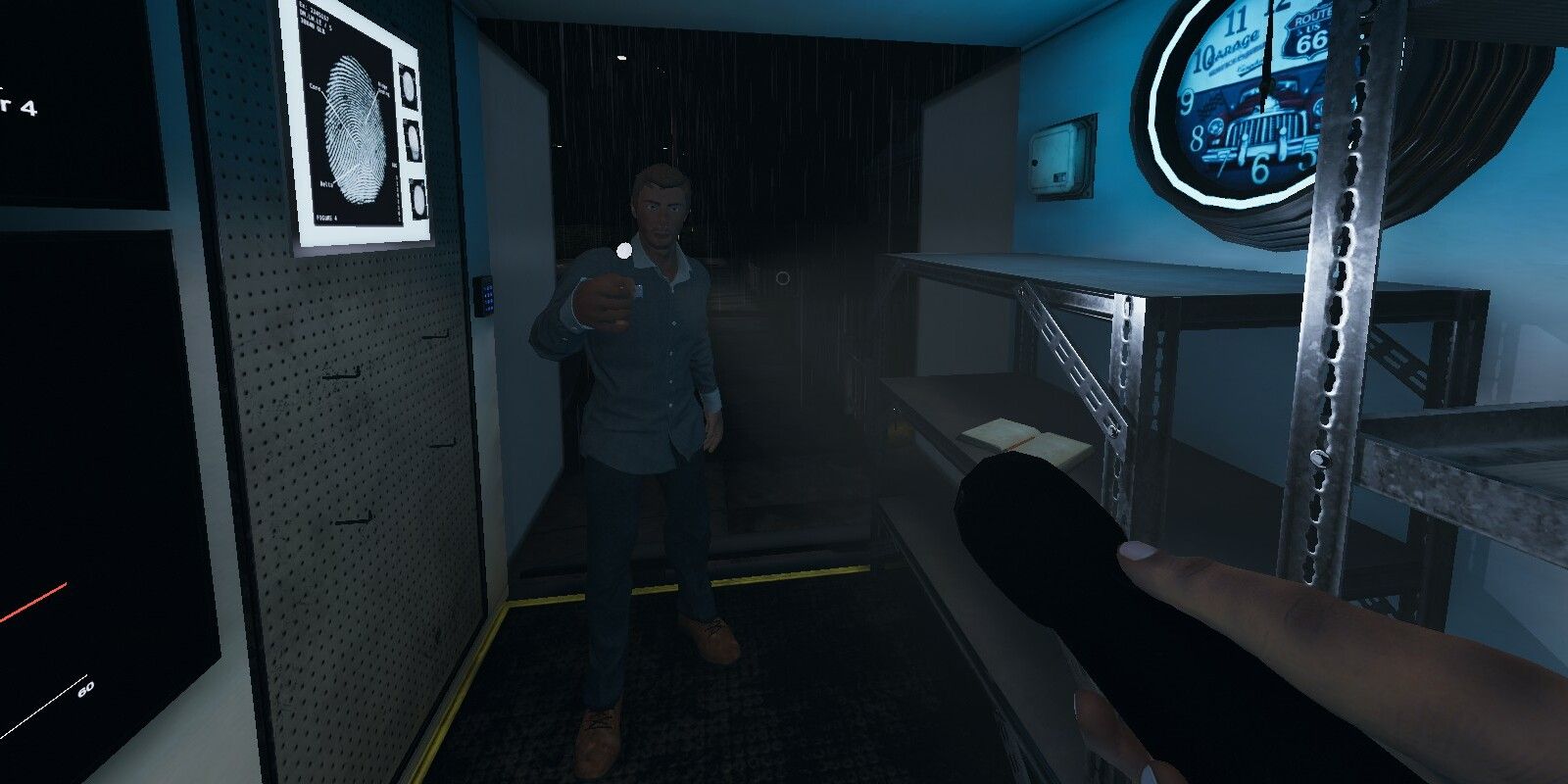 The inside of the truck in Phasmophobia