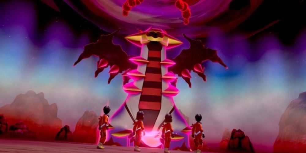 Dynamax Giratina from the Crown Tundra Pokemon DLC